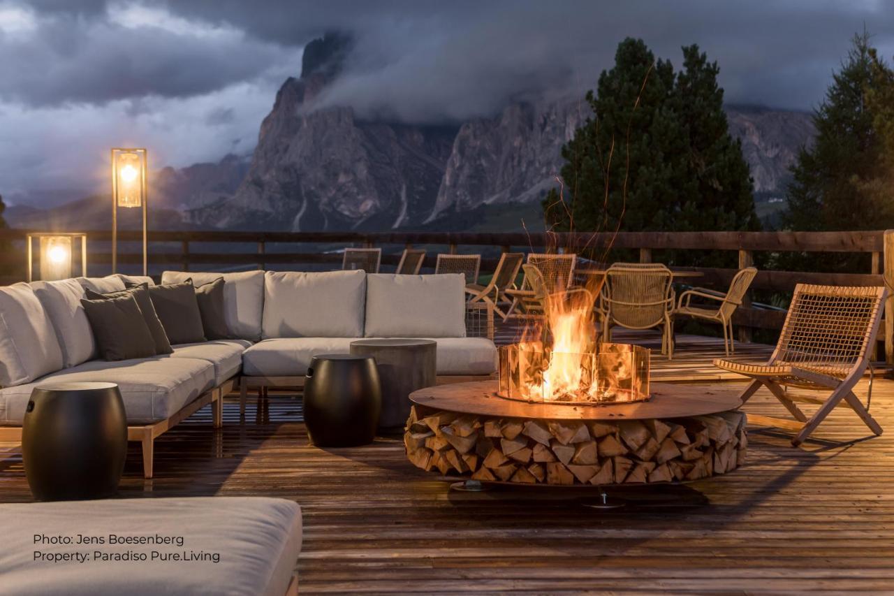 Paradiso Pure.Living Vegan Hotel Alpe Di Siusi Exterior foto